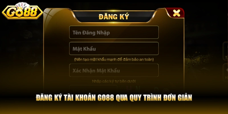 Giới thiệu GO88 Đăng ký tài khoản GO88 qua quy trình đơn giản