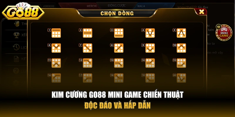Kim Cương – Tựa mini game chiến thuật hấp dẫn tại GO88 Kim Cương GO88 mini game chiến thuật độc đáo và hấp dẫn